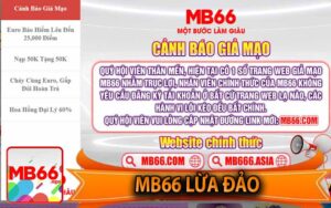 MB66 Lừa Đảo