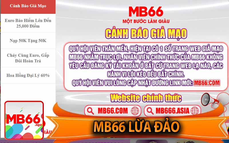 MB66 Lừa Đảo